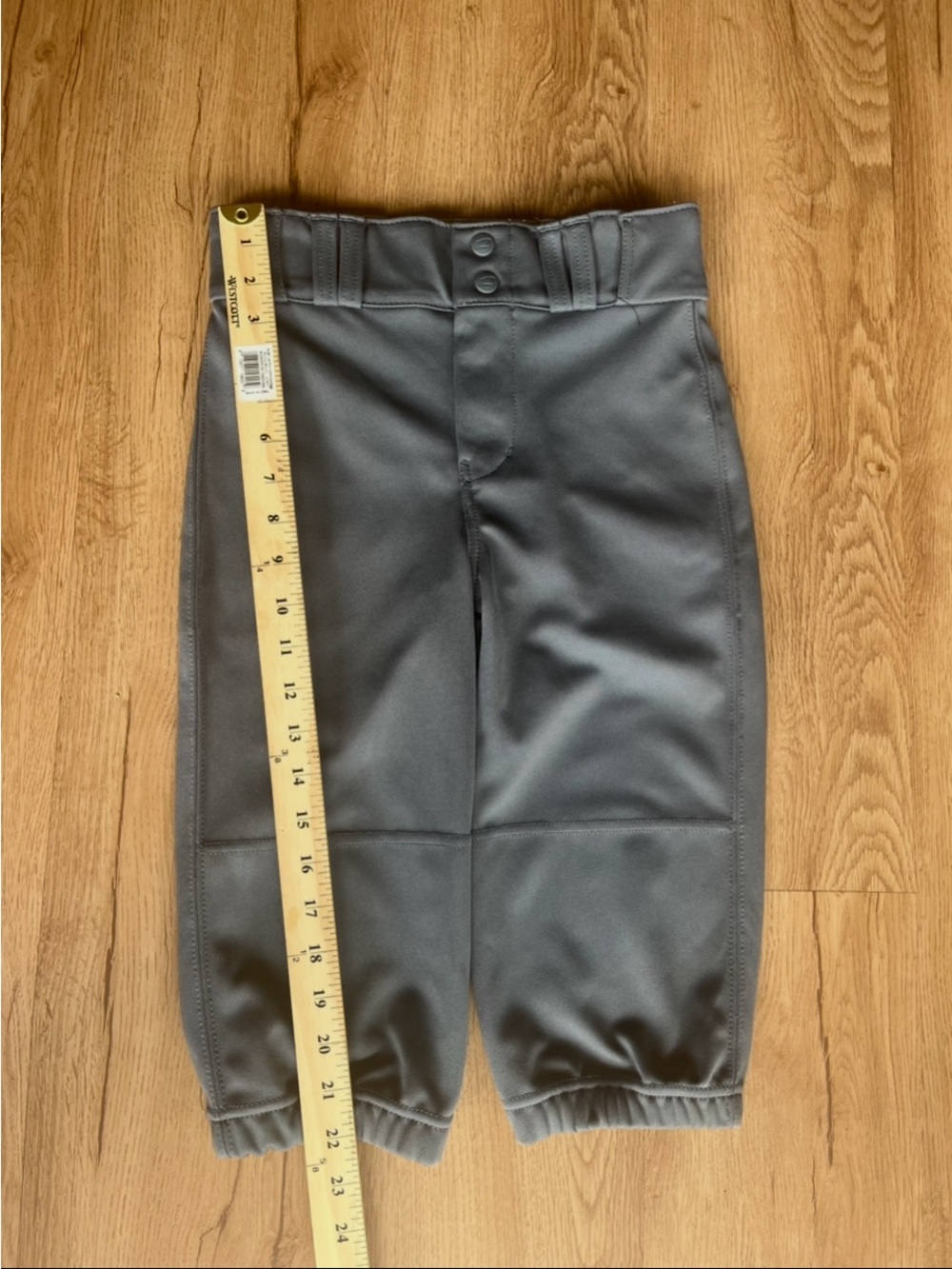 Champro Youth Medium Gray Baseball Knicker Pants YM Athletic Uniform